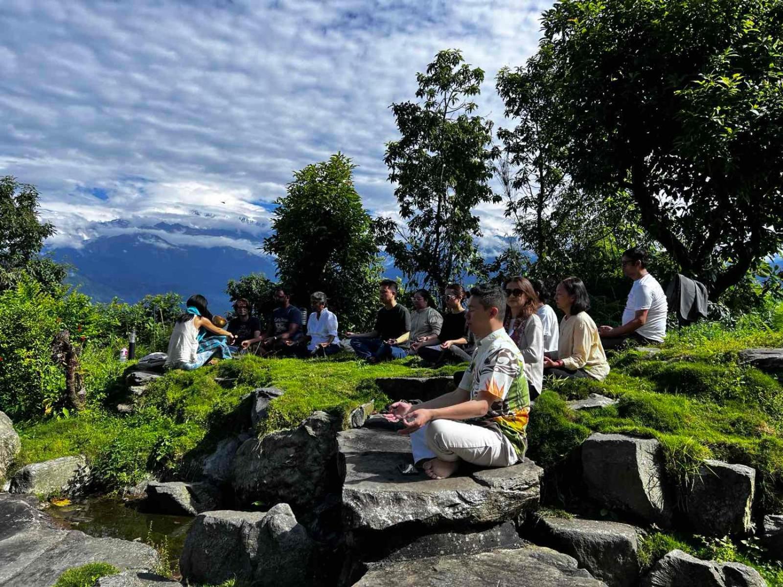 Hotel Annapurna View Sarangkot Покхара Экстерьер фото